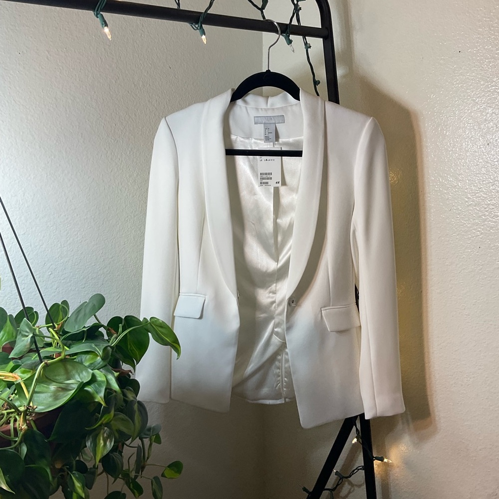 H&M White Blazer